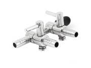 Unique Bargains 5mm Tube Dia 2 Way Aquarium Inline Air Water Flow Splitter Control Valve