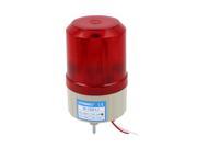 Unique Bargains DC 24V Red LED Industry Signal Tower Safety Warning Indicator Light Buzzer 110dB
