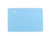 Unique Bargains Non Slip Self Healing Grid Lines Board A5 Cutting Mat Blue 15 x 22cm