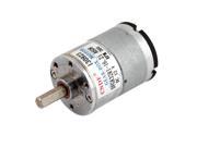 32mm Cylindrical Body DC 12V 300RPM Geared Gear Box Motor Replacement