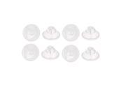 Unique Bargains 20mm Transparent High Power LED Lens Reflector Collimator 10 Degree 8pcs