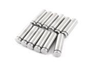 12 Pcs 0.75 Dia 2.36 Length Round Stainless Steel Standoff for Glass Hardware