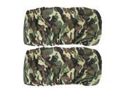 Unique Bargains 2 Pcs Colored Camouflage Print Vehicle Car Licence Plate Cover Protector
