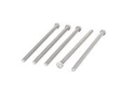 M8 x 130mm A2 Stainless Steel Fully Threaded Hex Hexagon Head Screw Bolt 5 Pcs