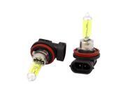 2pcs DC 12V 55W H11 Amber LED Halogen Foglight Bulb Lamp for Car 2pcs DC 12V 55W H11 Amber LED Halogen Foglight Bulb Lamp for Car