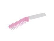 Unique Bargains Foldable Handy Hair Care Comb Wide Fine Tooth Double End
