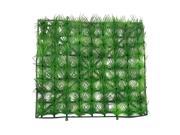 Fish Tank Square 9.2 x 9.2 Plastic Green Grass Lawn Decor
