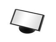 Unique Bargains 105mm x 55mm Black Wide Angle Car Blind Spot Rear View Mirror w Suction Cup