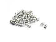50pcs Silver Tone Replacement LED Lamp Holder for 5mm Light emitting Diode