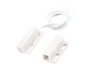 Home Alarm Plastic NO White Window Door Magnetic Proximity Contact Reed Switch