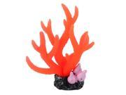 Artificial Pink Coral Water Plant Fish Tank Ornament