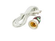 US Plug AC 250V 5W 150W E27 Bulb Lamp Holder Socket 5 Meters