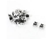 19pcs 6x6x4mm Round Pushbutton Right Angle Momentary DIP Tactile Switch