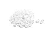 Plastic Window Curtain Track Rail Carrier Glide Rollers White 22mm Height 60 Pcs