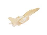 F 16 Fighter Plane DIY Wood Model Puzzle Toy Gift Woodcraft Construction Kit