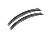 Unique Bargains 14.4 Long Black Gray Carbon Fiber Print Plastic Car Wheel Trim Eyebrow 2 Pcs