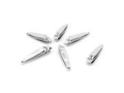 Beauty Tool Metallic Slanted Tip Nail Clippers Trimmer Cutter 6 Pcs