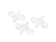 Unique Bargains 3 Pcs Aquarium Tank 25mm Dia Suction Cup Sucker Glass Clips Holder White