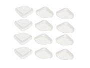 Unique Bargains Baby Safety Table Corner Soft Rubber Protector Guard Cushion Clear 12pcs