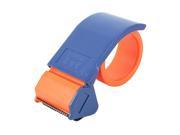 Plastic Packing Packaging Handheld Roller Tape Dispenser Blue Orange