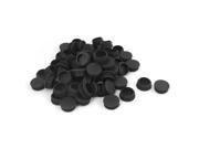 Unique Bargains 30mm Dia Round Plastic Chair Glides Blanking End Caps Cover Tube Inserts 100pcs