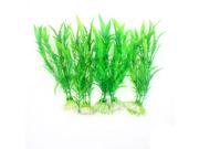 Unique Bargains 5 Pcs 17.5cm Green Simulation Underwater Plant Grass for Fish Tank