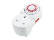 Aquarium 30 Minutes to 24 Hours Dial Light Timer UK Plug AC 220V 10A