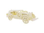 Kids Gift Cubic Rolling Automobile Mould Picture DIY Wooden Puzzle Toy