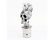 Unique Bargains DC 12V Skull Head Design Cigarette Lighter Fire Plug Silver Tone for Truck Car