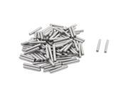 Unique Bargains 100 Pcs 2.5mm x 15.8mm Parallel Dowel Pins Fasten Elements Silver Tone