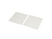 Unique Bargains 12mm Dia Self adhesive Kitchen Cabinet Furniture Home Door Pad Protection 128Pcs