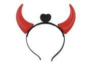 Unique Bargains Unique Bargains Heart Ox horn Decor Red LEDs Light Christmas Xmas Hairband Hair Band for Child