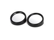 Unique Bargains Car Self Adhesive Round Convex Wide Angle Blind Spot Rearview Mirror 2pcs
