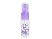 Round Mini Perfumer Atomizer Spray Bottle 20ML Purple