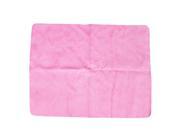 Synthetic Chamois Car Furniture Cleaning Pink Rectangle Clean Cham Towel