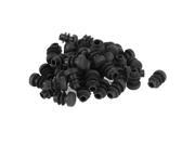 40 x Plastic Pipe End Blanking Caps Tube Tubing Insert Plugs Round 12mm 0.5