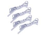Unique Bargains Sewing Tailor Clothing Hairband Elastic String Strap Band 1.5M 5Ft Long 4pcs
