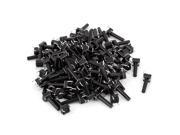 Unique Bargains 100 Pcs 6x6x17mm PCB Mount Momentary 4 Pin DIP Pushbutton Tactile Tact Switch