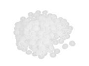 Unique Bargains White Plastic Round Caps Furniture Press Fit Pozi Bolts Screws Cover 300pcs