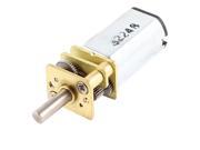 Unique Bargains DC 12V 200RPM Speed Reducing Gearbox Micro Motor Replacement Silver Tone
