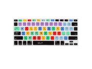 Unique Bargains Soft Silicone PS Shortcut Key Print Protective Keyboard Cover for 13 Inch Laptop