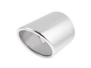 Unique Bargains 3.9 Inlet Dia Silver Tone Exhaust Pipe Tip Muffler Tail Piping for Chevy Malibu