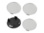 Unique Bargains 4 Pcs Plastic Car Tire Tyre Wheel Center Hub Caps Covers Gray 60mm Dia