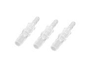 Unique Bargains 3pcs 5.5mm to 8.5mm Dia Aquarium Fish Tank Airline Tube Hose Connector Adapter