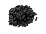 Unique Bargains 250pcs Plastic Cable Clamp Saddle Clip Wire Tie Mount Screw Fixed Base Fastener