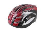 Unique Bargains Women Men Skateboard Skiing Racing Bicycle Bike Sports Helmet Red Black