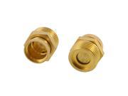 1 2 PT x 1 2 PT Brass Safety Down Valve 2 Pcs for Air Compressor