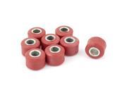 Unique Bargains 8 Pcs 0.35 Inside Dia Rubber Shock Absorber Bushings Red for CG125 Motorcycle