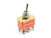 Van Truck Auto Car DPDT On On 6 Pins Toggle Switch AC 250V 15A