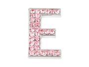 Unique Bargains Vehicle Car Pink Bling Rhinestones Inlaid Letter E Style 3D Sticker